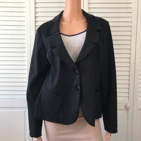 New SANDRO Sportswear Black Blazer Size Large